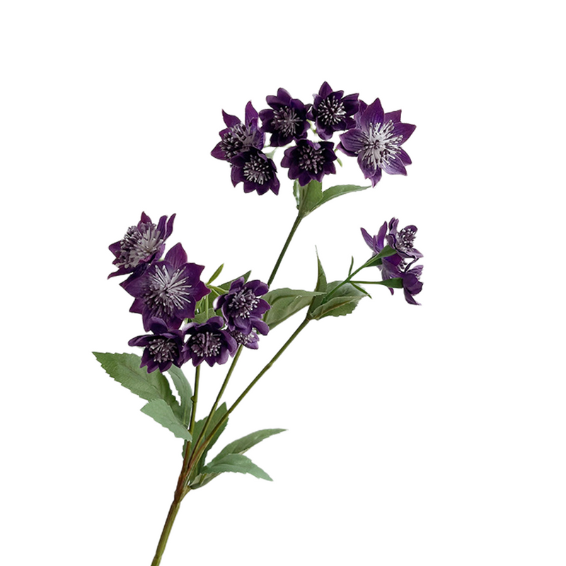 10 Pcs Artificial Silk Great Masterwort Thistle Flowers Bulk Wholesale
