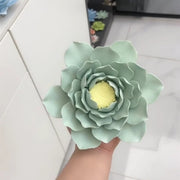 7 Inch Porcelain Lotus Flowers Artificial Ceramic Hanging Decoration Bulk Quantity