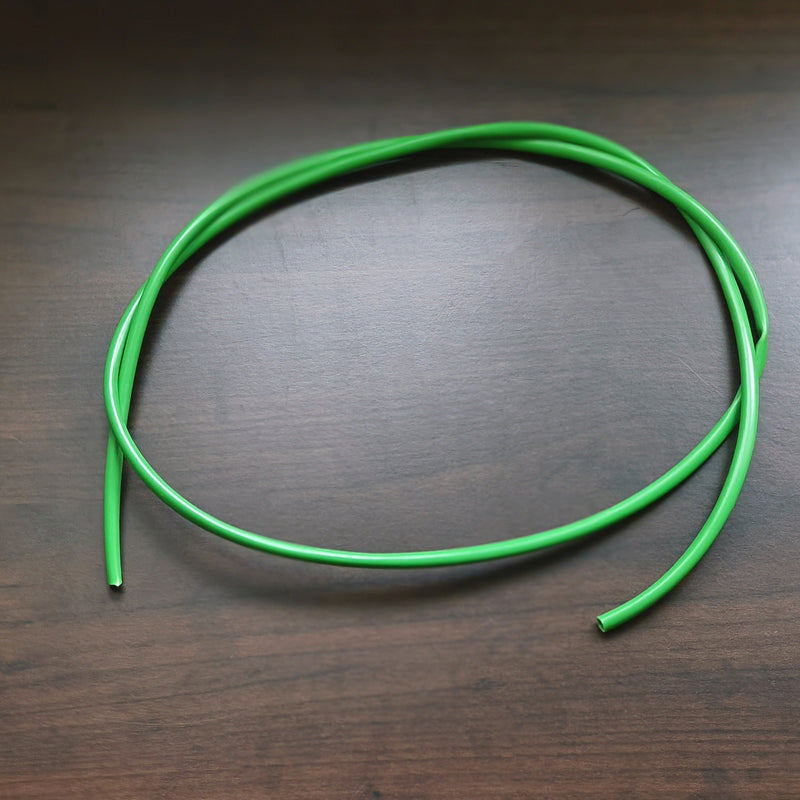 Green Tubing Roll for Artificial Flower Stems, Bulk Craft Bundling Material, 1 Roll