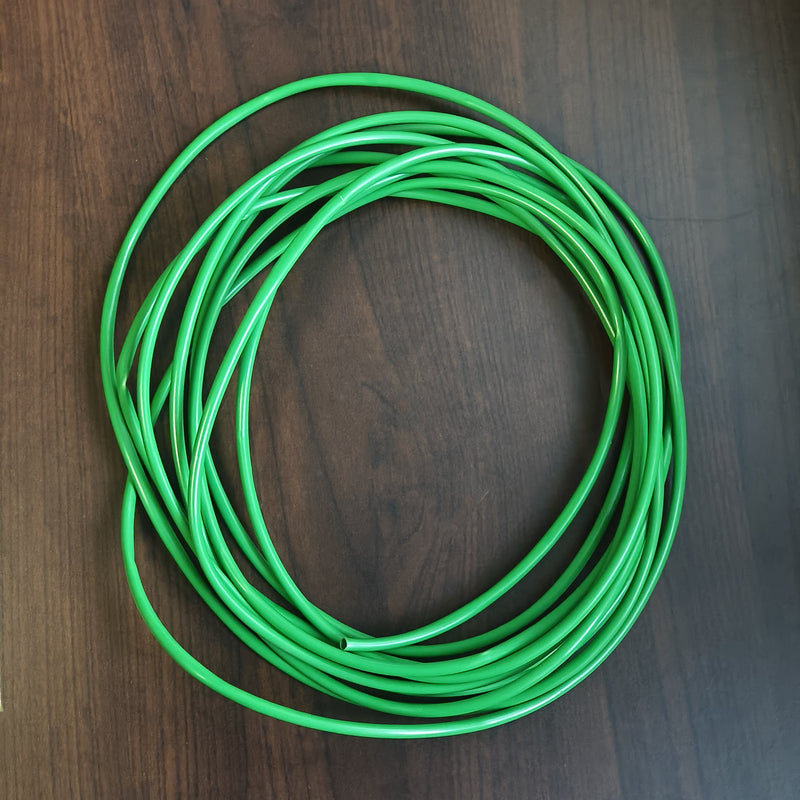 Green Tubing Roll for Artificial Flower Stems, Bulk Craft Bundling Material, 1 Roll