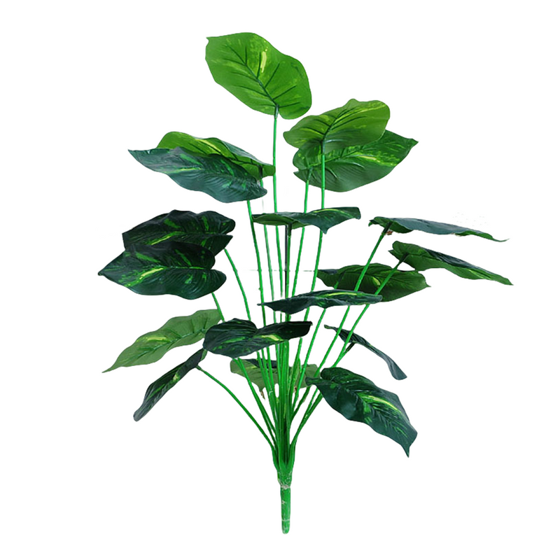 25 Inch Artificial Tropical Plant Leaves Greenery Bush 1 Pc Silk Leaf for Home Wedding Party Decor