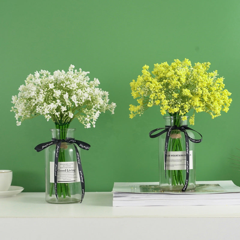 16 Pcs 12 Inch Artificial Baby's Breath Gypsophila White Flowers Greenery Spray for Wedding