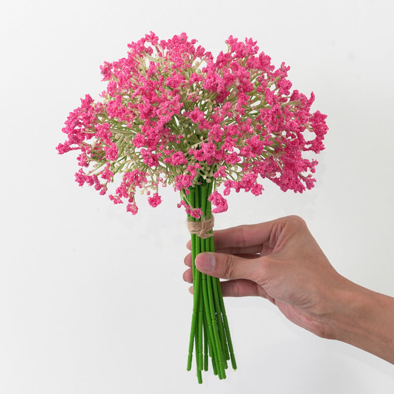 16 Pcs 12 Inch Artificial Baby's Breath Gypsophila White Flowers Greenery Spray for Wedding