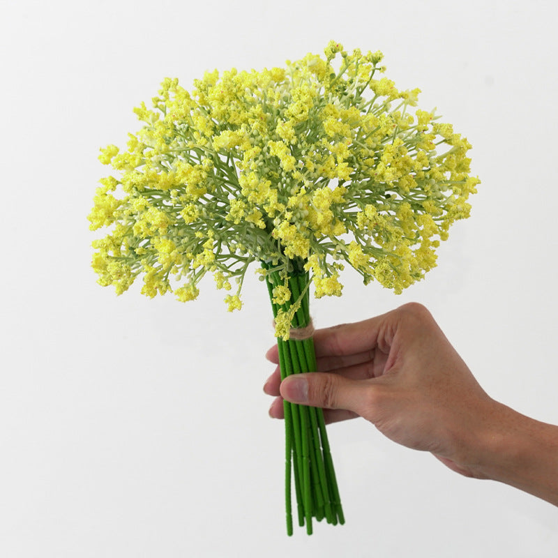 16 Pcs 12 Inch Artificial Baby's Breath Gypsophila White Flowers Greenery Spray for Wedding