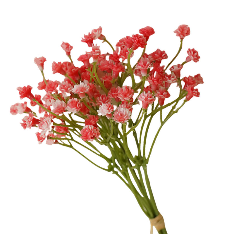 7.8 Inch White Artificial Baby's Breath Gypsophila Spray Stems, 10 Pcs Bundle for DIY Boutonnieres