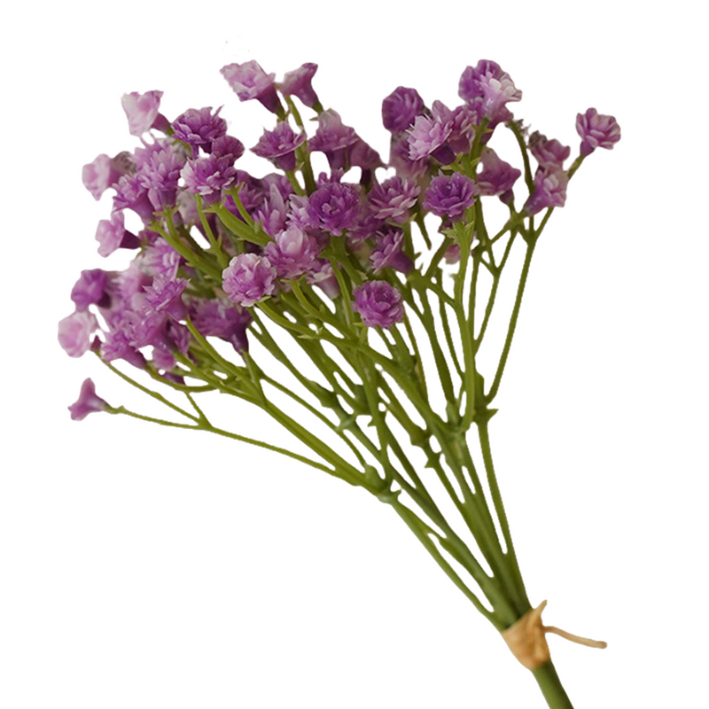 7.8 Inch White Artificial Baby's Breath Gypsophila Spray Stems, 10 Pcs Bundle for DIY Boutonnieres