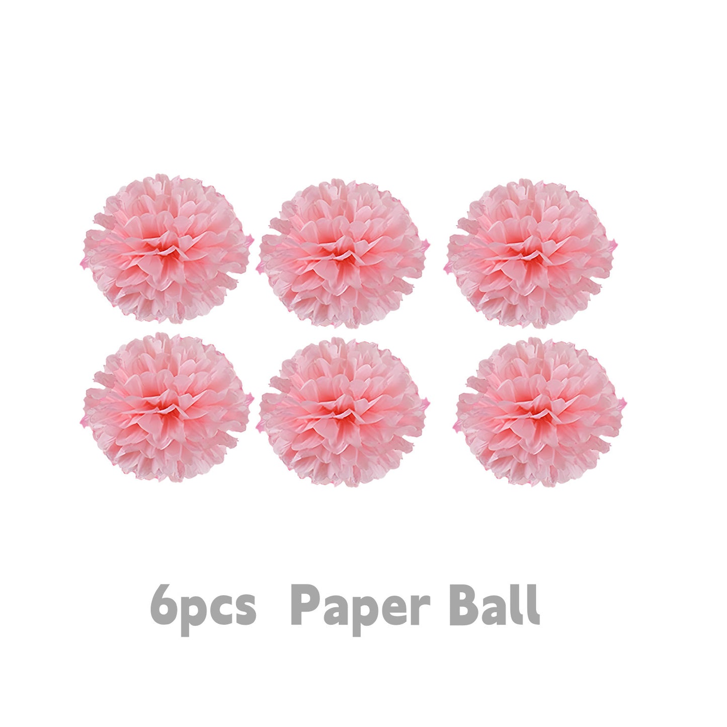 Pink Heart Spiral Wedding Decorations - 7 Styles Valentine's Day Proposal Paper Flower Ball Garlands