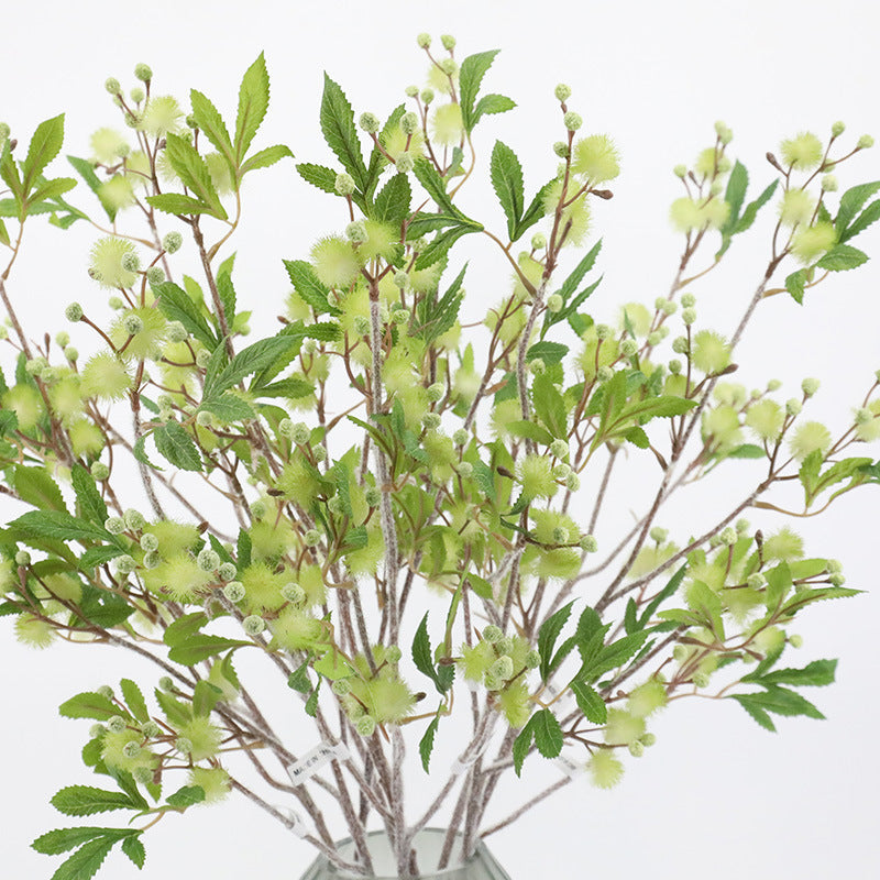 39 Inch Artificial Hairy Ball Plant Stems Bulk Extra Long Branches - Wholesale Quantity