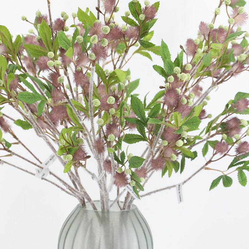 39 Inch Artificial Hairy Ball Plant Stems Bulk Extra Long Branches - Wholesale Quantity