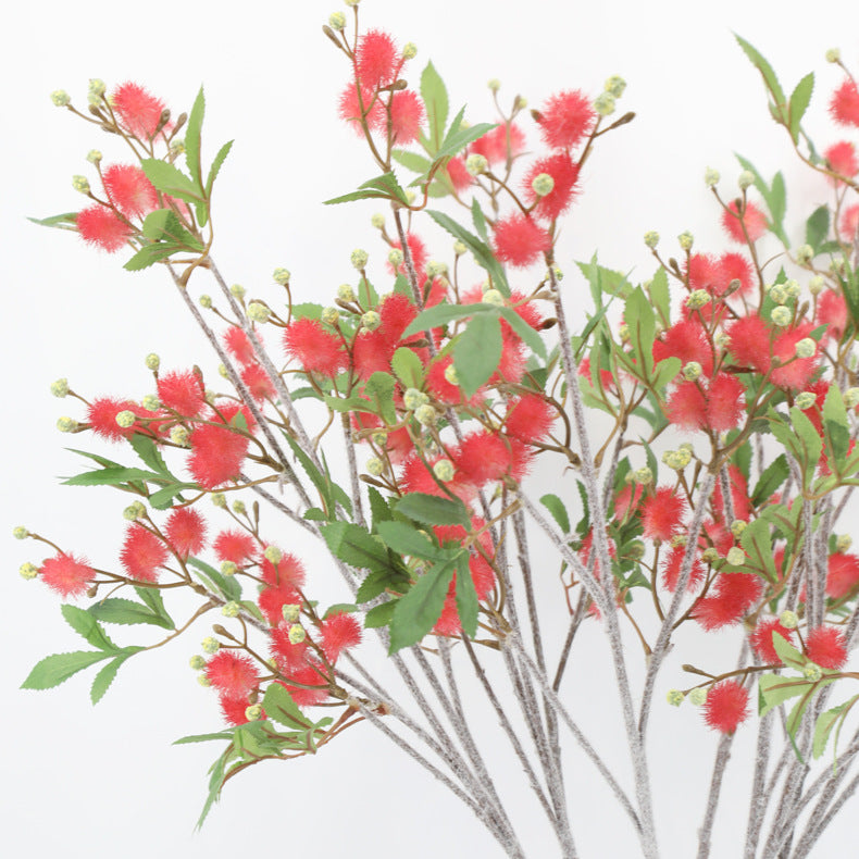 39 Inch Artificial Hairy Ball Plant Stems Bulk Extra Long Branches - Wholesale Quantity