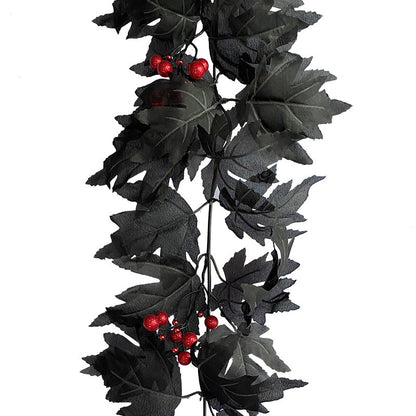 68 Inch Black Halloween Hanging Vine Garland Bulk Artificial Decoration