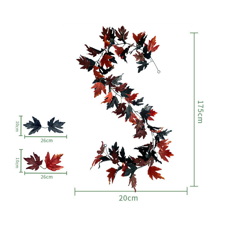 68 Inch Black Halloween Hanging Vine Garland Bulk Artificial Decoration