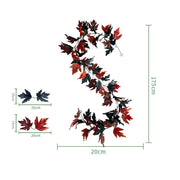 68 Inch Black Halloween Hanging Vine Garland Bulk Artificial Decoration