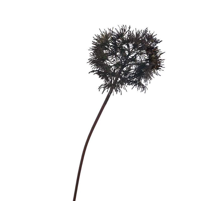 31 Inch Black Artificial Dandelion Stems 10 Pcs Halloween Flower Arrangement Bulk