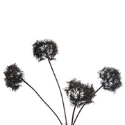 31 Inch Black Artificial Dandelion Stems 10 Pcs Halloween Flower Arrangement Bulk