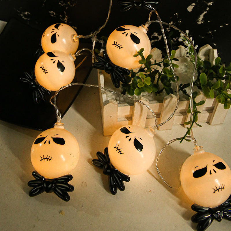 Halloween LED String Lights 59 Inch Ghost and Witch Decorative Artificial Lighting