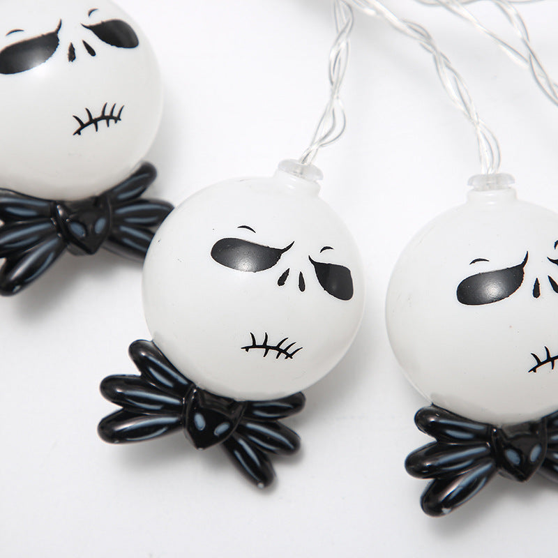 Halloween LED String Lights 59 Inch Ghost and Witch Decorative Artificial Lighting
