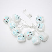 Halloween LED String Lights 59 Inch Ghost and Witch Decorative Artificial Lighting