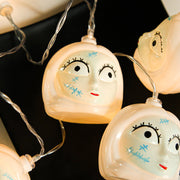 Halloween LED String Lights 59 Inch Ghost and Witch Decorative Artificial Lighting