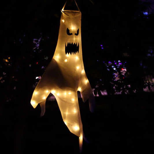 Halloween LED Ghost Lamp 47 Inch Artificial Lighted Decoration