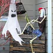Halloween LED Ghost Lamp 47 Inch Artificial Lighted Decoration