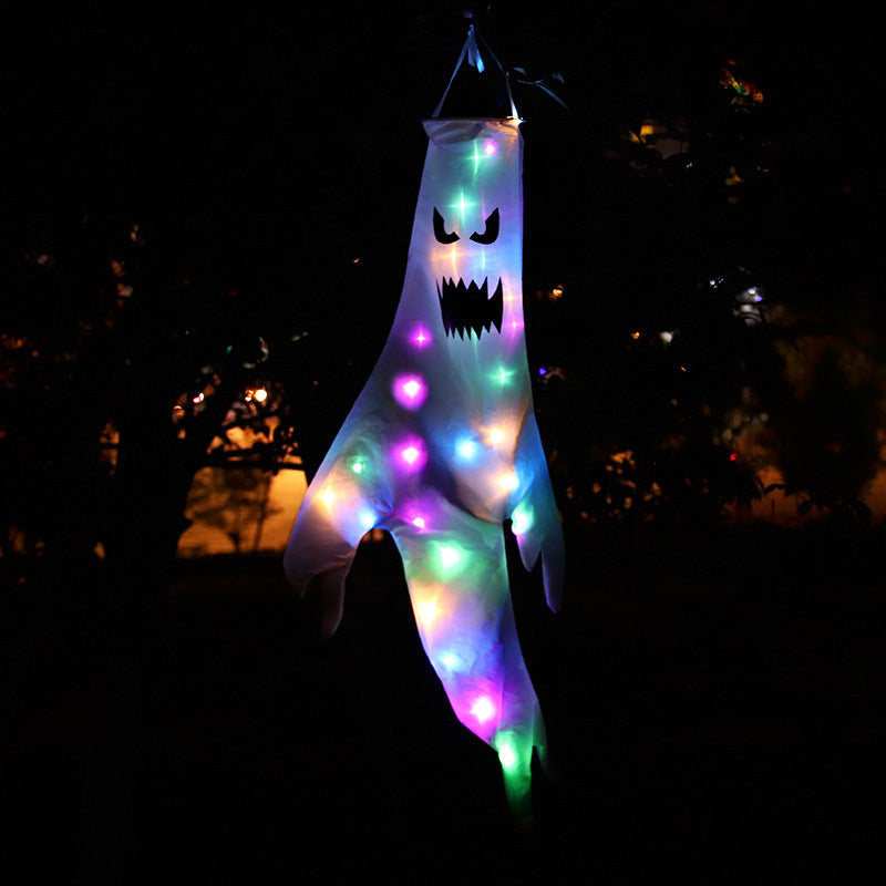 Halloween LED Ghost Lamp 47 Inch Artificial Lighted Decoration