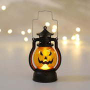 10 Pcs Halloween LED Pumpkin Lanterns with Hanging Loop, 4 Inch Artificial Candle Lights for Decoration