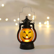 10 Pcs Halloween LED Pumpkin Lanterns with Hanging Loop, 4 Inch Artificial Candle Lights for Decoration