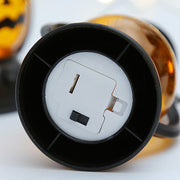 10 Pcs Halloween LED Pumpkin Lanterns with Hanging Loop, 4 Inch Artificial Candle Lights for Decoration