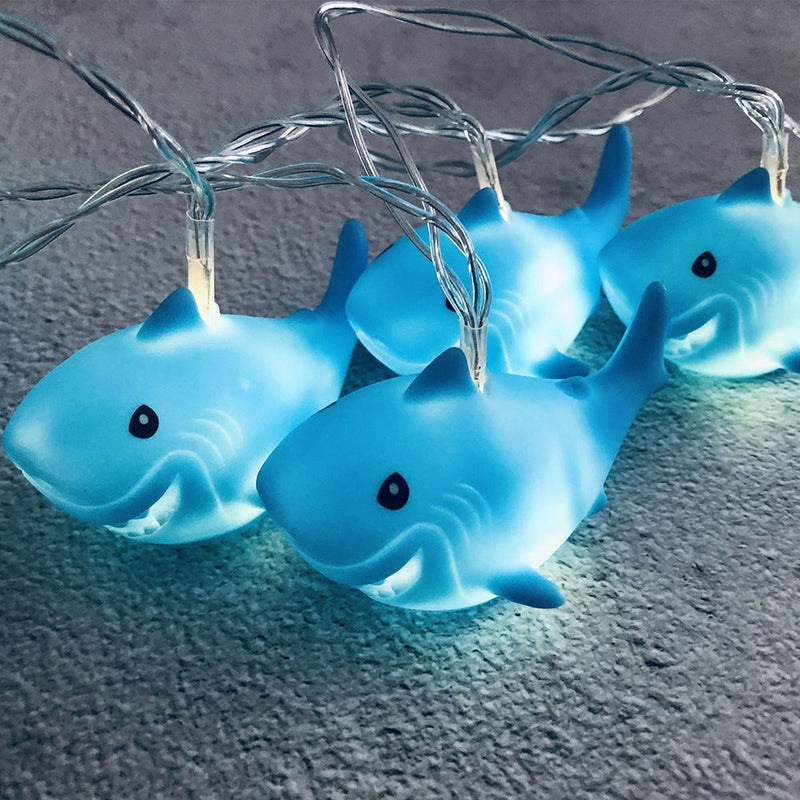 64 Inch LED Shark Lamp Bulk Halloween Decorative Light Artificial