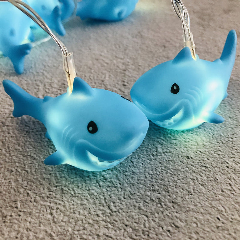 64 Inch LED Shark Lamp Bulk Halloween Decorative Light Artificial