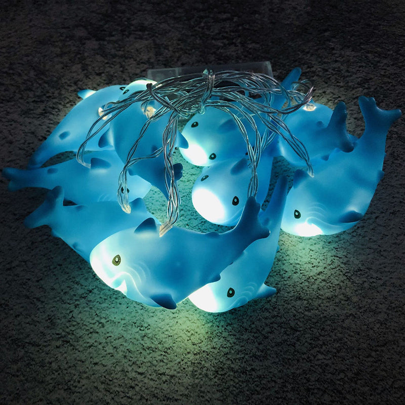 64 Inch LED Shark Lamp Bulk Halloween Decorative Light Artificial