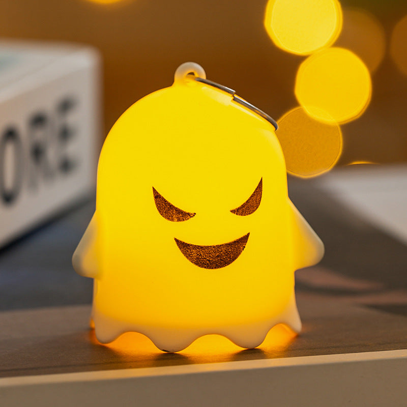 Halloween Mini Pumpkin Lantern Decoration - Tiny Scene Ornament (1.6" L x 1.6" W x 2" H)