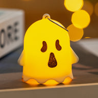 Halloween Mini Pumpkin Lantern Decoration - Tiny Scene Ornament (1.6" L x 1.6" W x 2" H)