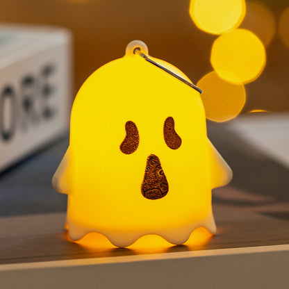 Halloween Mini Pumpkin Lantern Decoration - Tiny Scene Ornament (1.6" L x 1.6" W x 2" H)