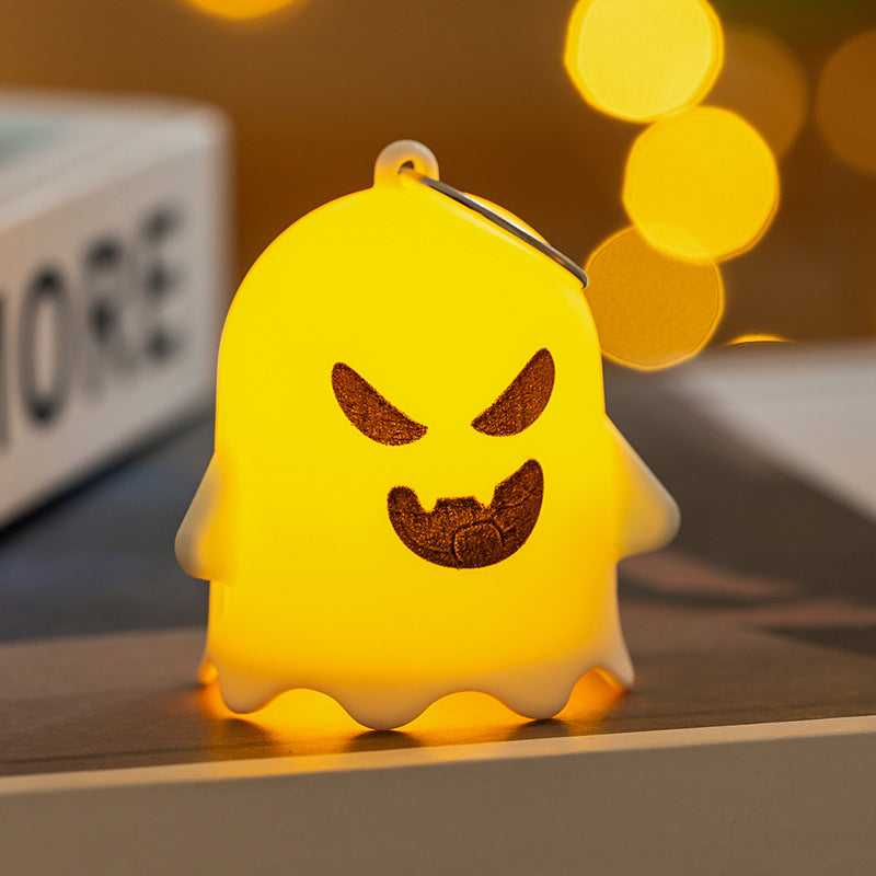 Halloween Mini Pumpkin Lantern Decoration - Tiny Scene Ornament (1.6" L x 1.6" W x 2" H)
