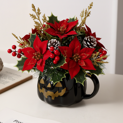 Halloween Pumpkin Cup & Creative Vase