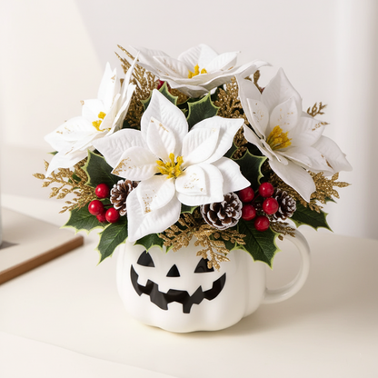 Halloween Pumpkin Cup & Creative Vase