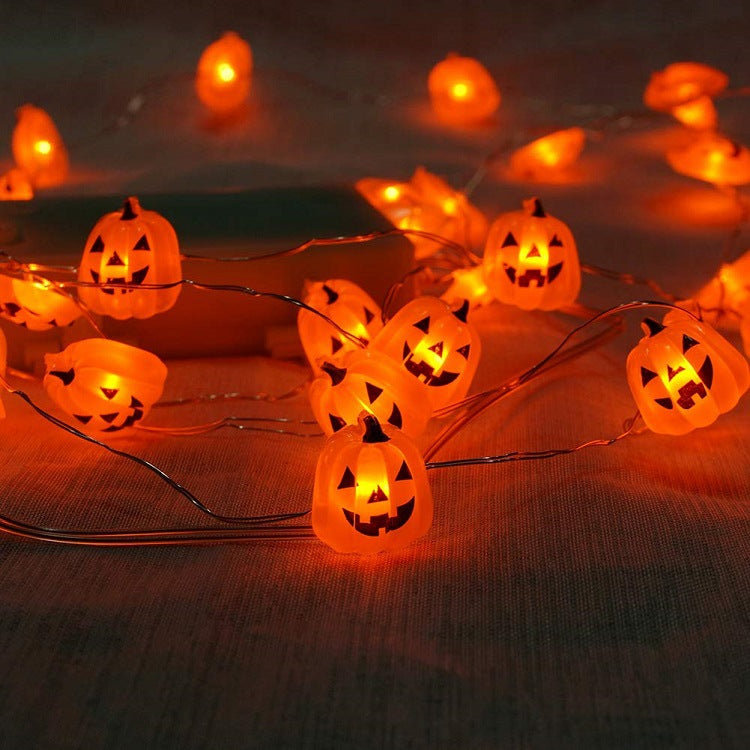 78 Inch Halloween Pumpkin LED String Lights Bulk Decorative Artificial Light Strand