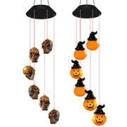 10 Pcs Halloween Solar LED Ball Wind Chimes Hanging Lights Outdoor Decorative