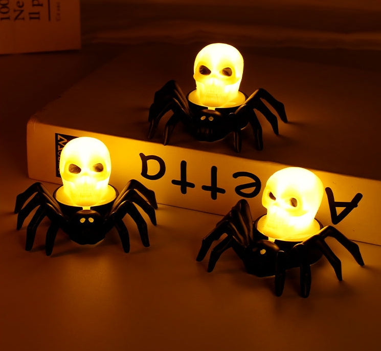 Halloween Spider Lamp, Battery Operated Spider String Lights, Halloween Decorations for Home,