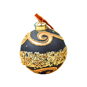 10 Pcs Christmas Glass Ball Ornaments Hand Painted Xmas Tree Decorations Bulk Set