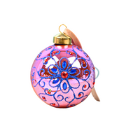 10 Pcs Christmas Glass Ball Ornaments Hand Painted Xmas Tree Decorations Bulk Set
