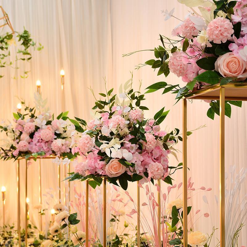 Bulk Artificial Rose Centerpieces Floral Arrangements for Wedding Tables, 10 Pcs