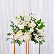 Bulk Artificial Rose Centerpieces Floral Arrangements for Wedding Tables, 10 Pcs