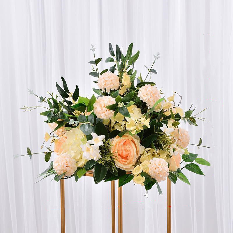 Bulk Artificial Rose Centerpieces Floral Arrangements for Wedding Tables, 10 Pcs