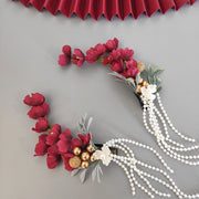 2 Pcs Wedding Flower Hair Clips Rhinestone Bridal Handmade Accessories