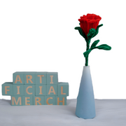 Handmade Artificial Rose Stems, Plush Bendable, Bulk Wholesale, Multiple Stems