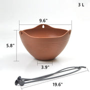 3L Hanging Planters Bulk Set – Durable Plastic Hanging Pots Baskets, Wholesale Quantity