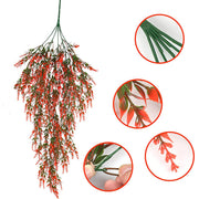 Lavender Hanging Flower Garland 6 Ft UV Resistant Artificial Plants for Outdoor Decor Bulk Pack